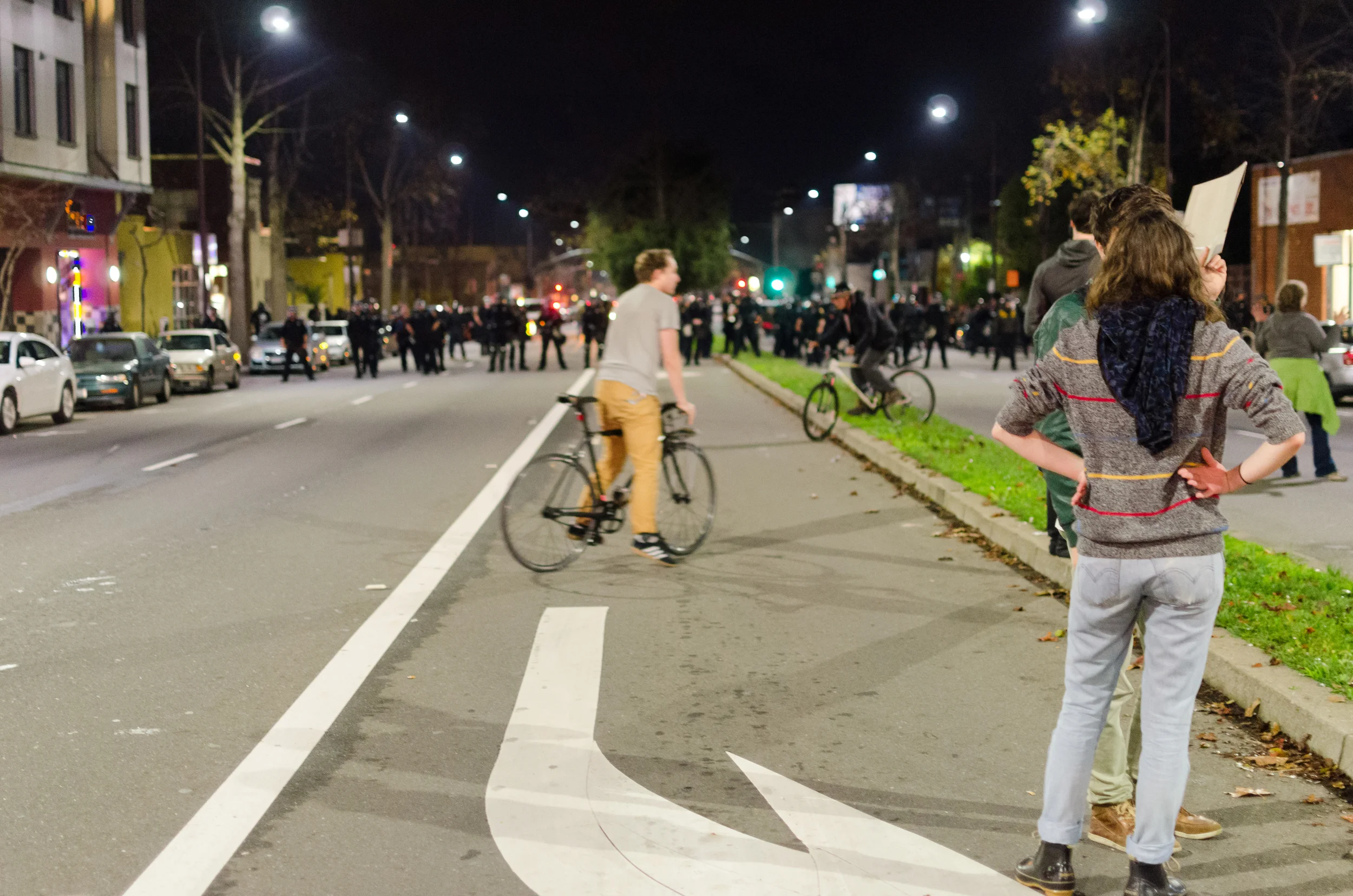 The last of that group near MLK and University. - photo by Kyle Cameron
