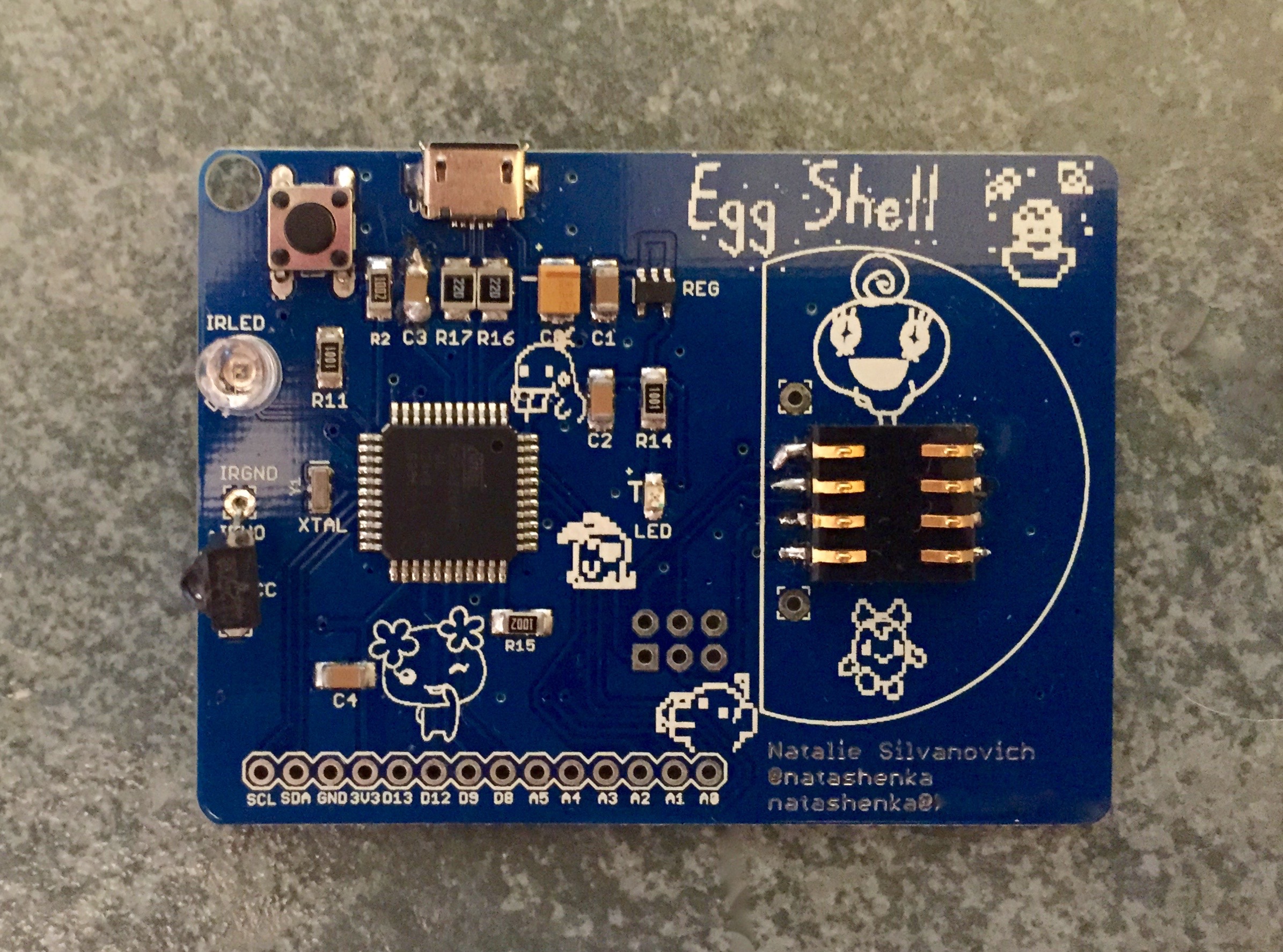 Natalie's Tamagotchi board