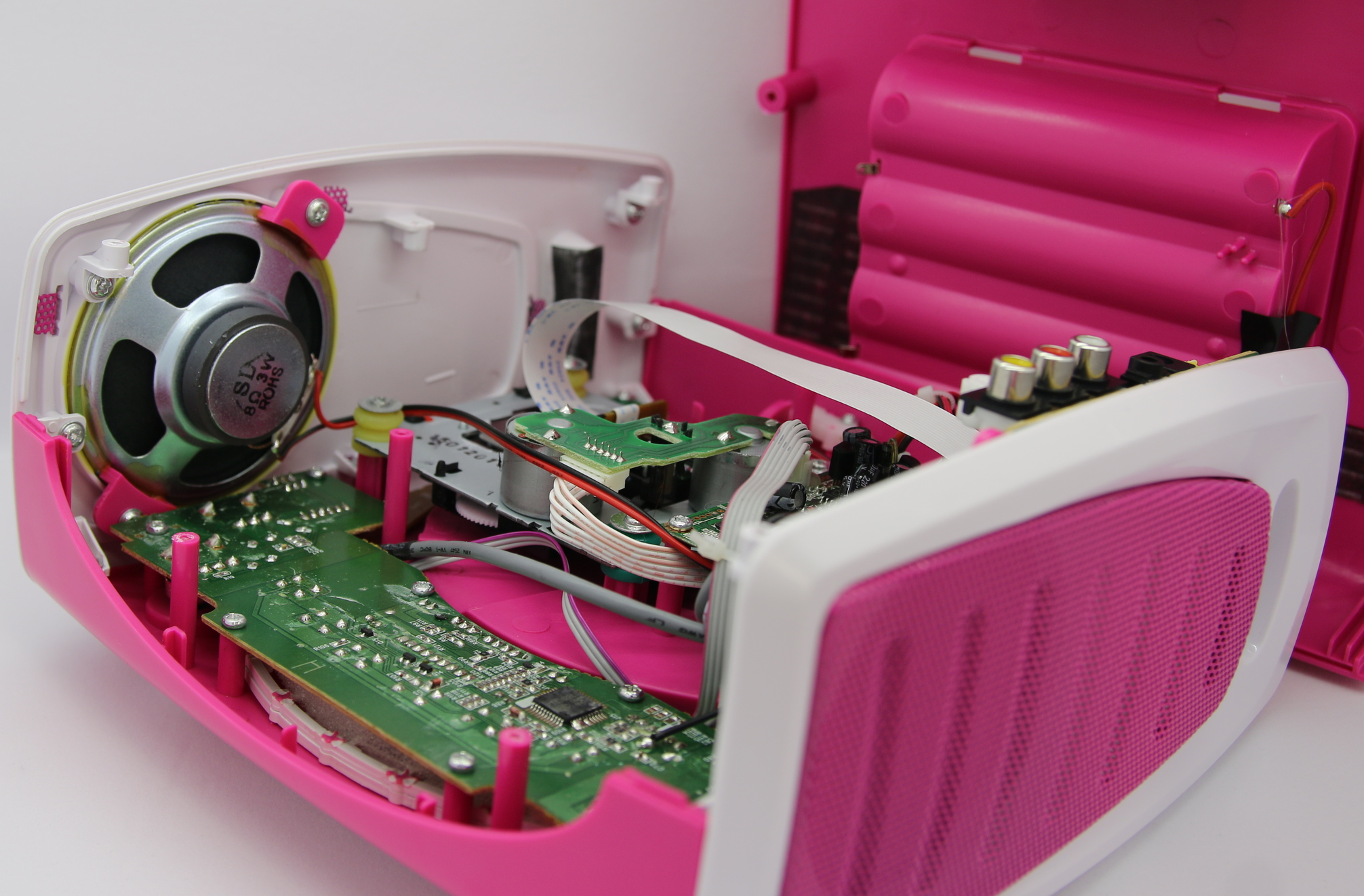 Figure 1-8: The karaoke is more interesting on the inside. Good things can come in pink packages.