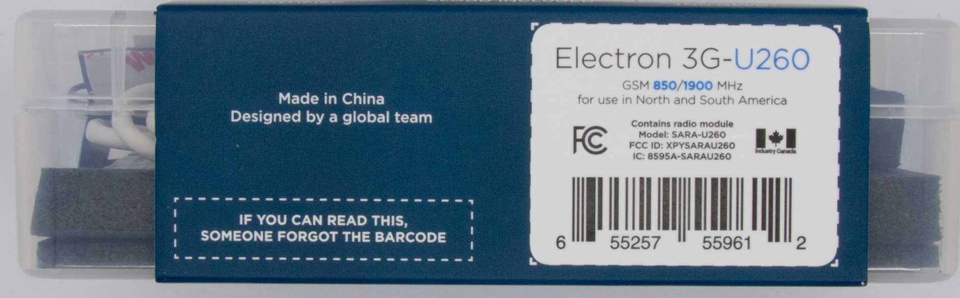Hmm, I guess someone forgot the barcode then.