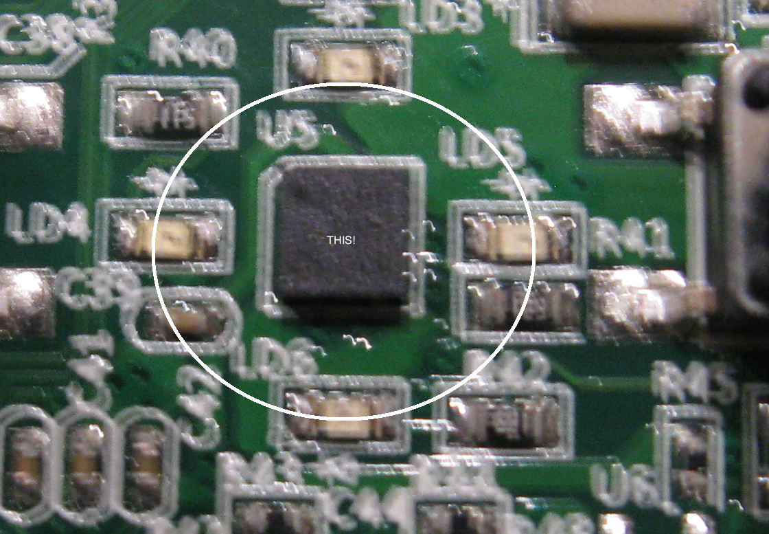 Shakey??? This accelerometer chip is really small!