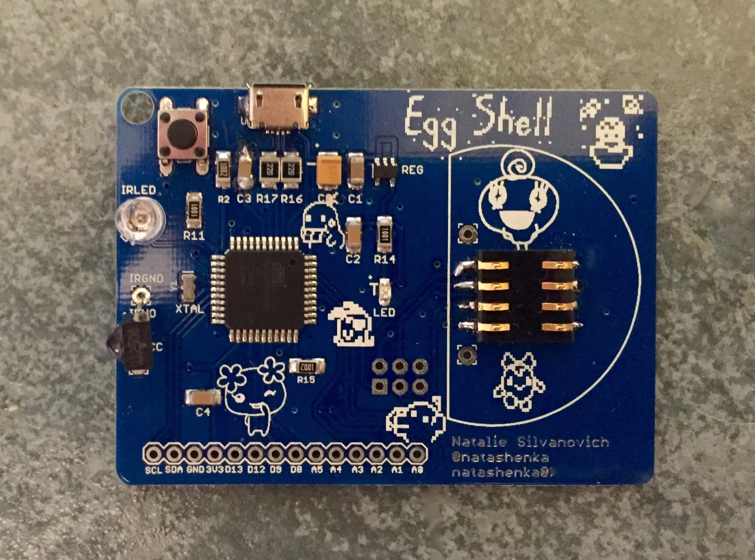 Natalie's Tamagotchi board