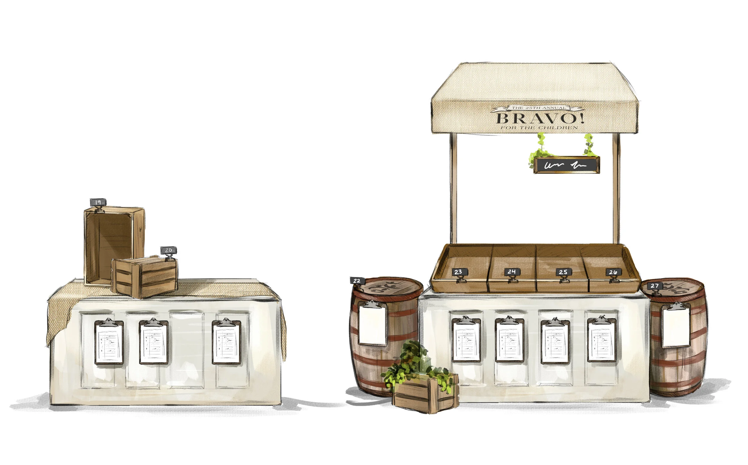 Auction Table Design