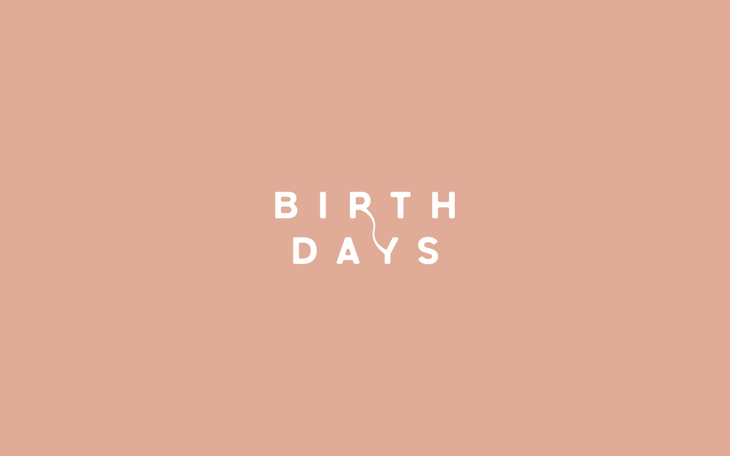  Typographical treatment for Danae Stylianou’s  Birth Days.  2018 | More  here . 
