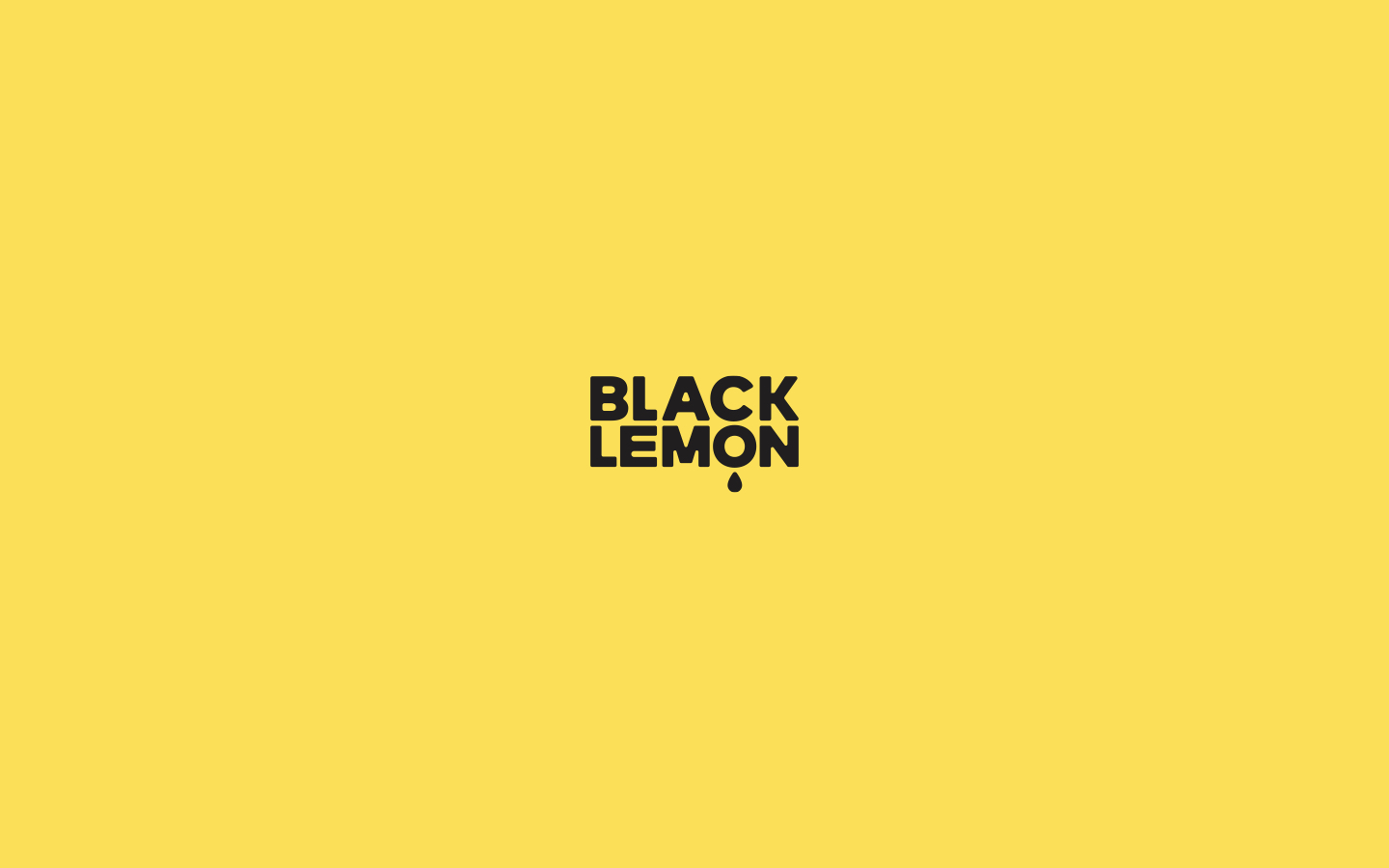  Logotype for BlackLemon TV. 2018  