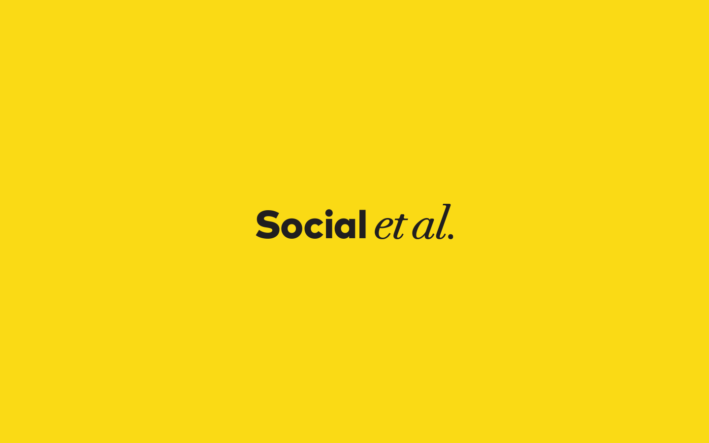  Logotype for Social  et al.   2018 | More  here .  