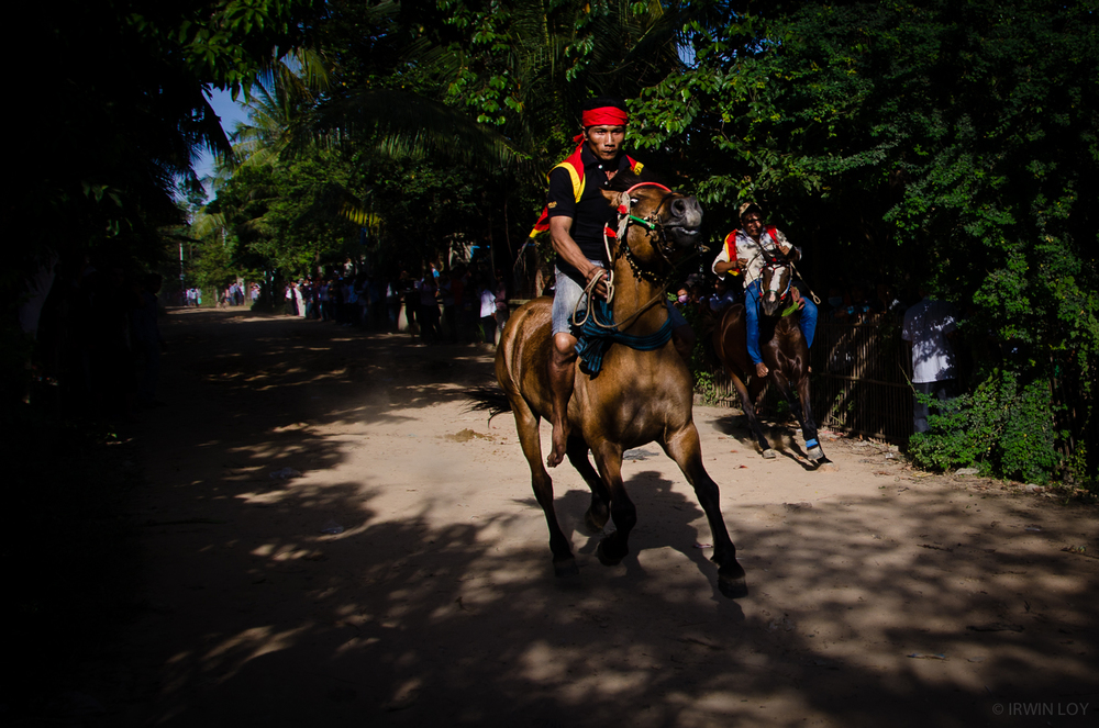 At the races