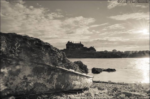 House on the cliffs above Trearddur Bay, Anglesey