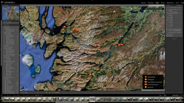 Lightroom Map GPS Tagging