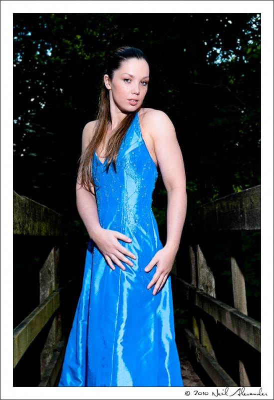 Model shoot with off camera flash by Neil Alexander