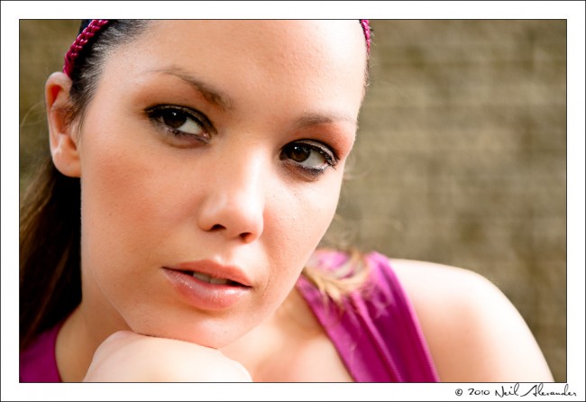 M odel shoot with off camera flash by Neil Alexander