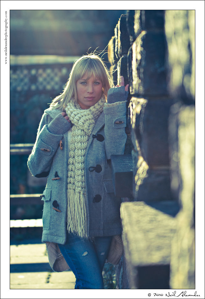 M odel, Charlie Yates in Castlefield by Neil Alexander (Click for larger)