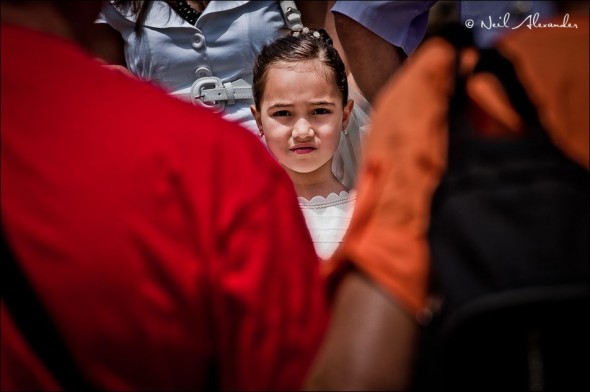 L ittle girl at Marsaxlokk market (Click to view larger)