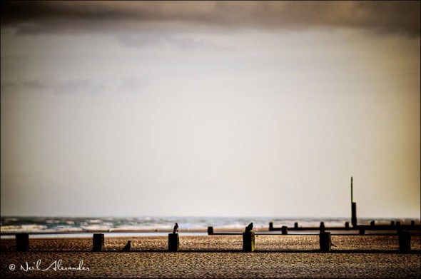 R yhl beach, Denbighshire at dawn (Click to view larger)
