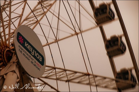 T he Manchester Wheel (previously MEN now Key 103) (Click for larger)