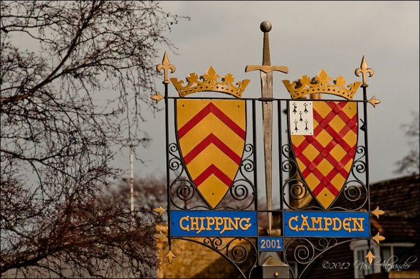 Coats of arms of two renowned Chipping Campden families; the Gloucesters and the Gainsboroughs, Chipping Campden