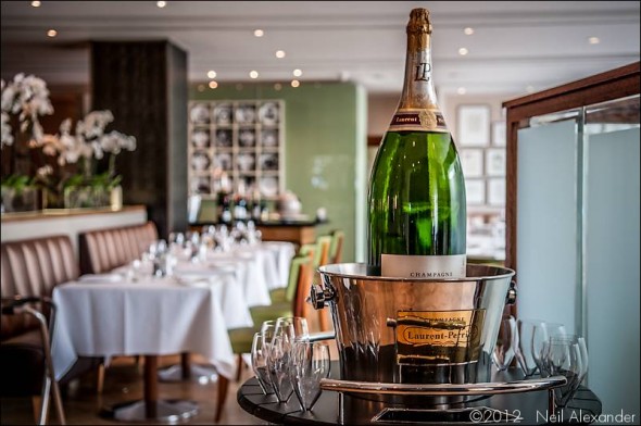 The restaurant at the Lowry Hotel, Manchester by Neil Alexander