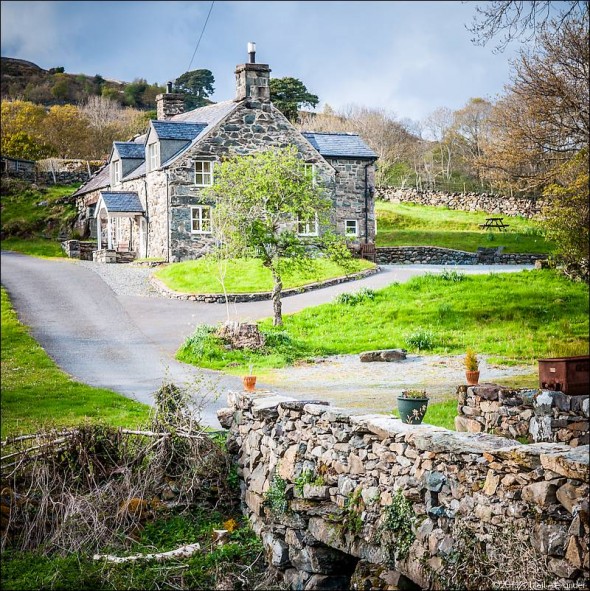 Farmhouse at Llanelltyd, Gwynedd, Wales