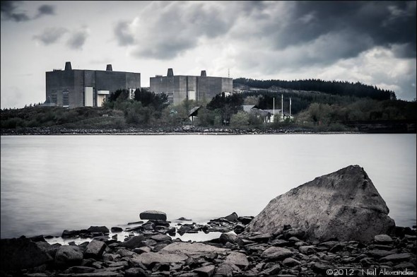 Trawsfynydd disused Magnox nuclear power station