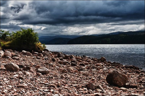 The shore of Loch Garry