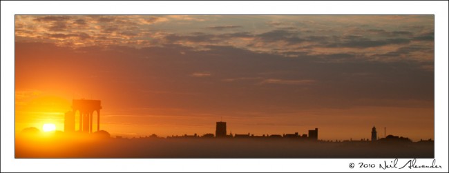 Walberswick, Suffolk at dawn by Neil Alexander