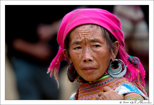 H' mong woman by Neil Alexander