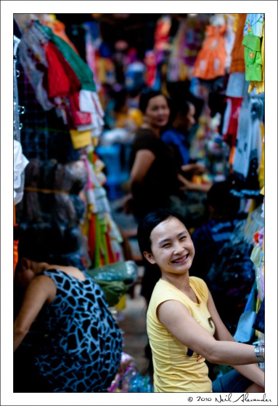 T he "Big Market", Saigon by Neil Alexander