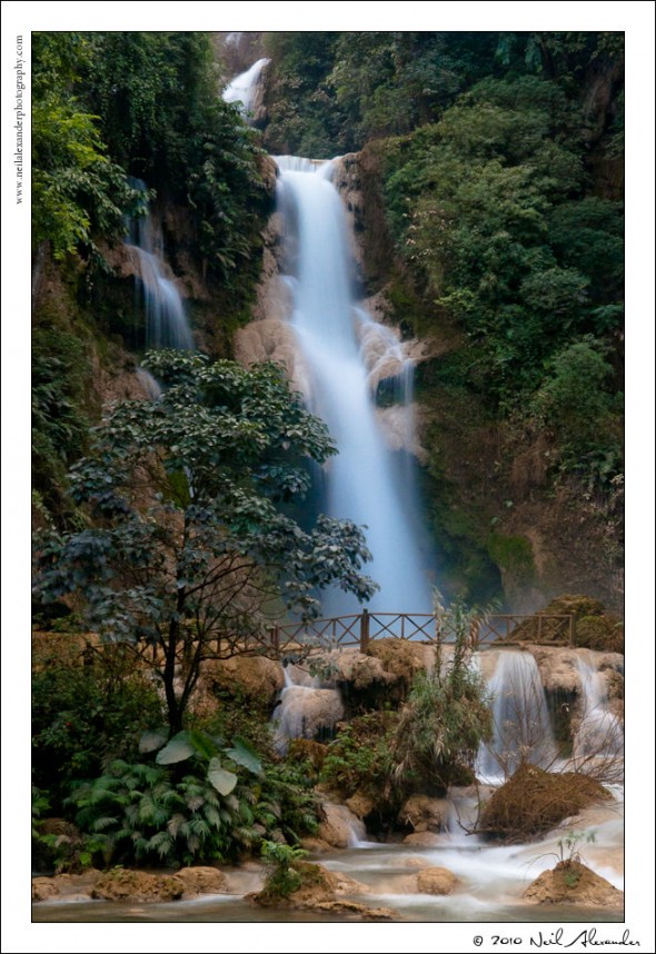 Khounagsi waterfall, Laos by Neil Alexander