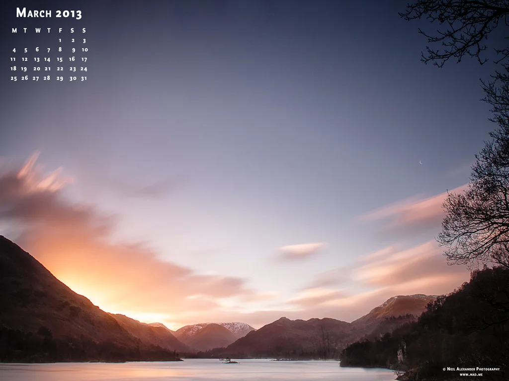 Sunrise over Ullswater looking towards Patterdale