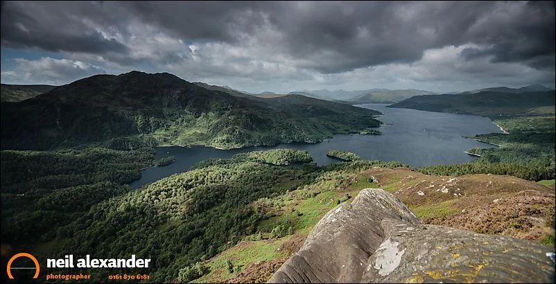 View of Loch Katrine from Ben A'an