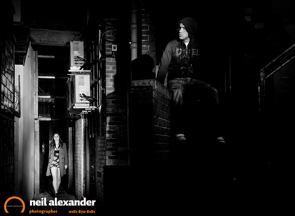 Made as part of a series titled Crime? This carefully choreographed image creates mood and intrigue. See more of the series here .