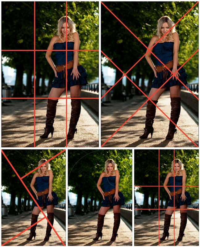An example of the crop overlays available in Adobe Lightroom. Placing your subject on one of the intersections will create a more appealing image. It's all to do with the brain and the way the eyes see things. Don't ask me to go into more detail, it's more than my little brain can cope with.