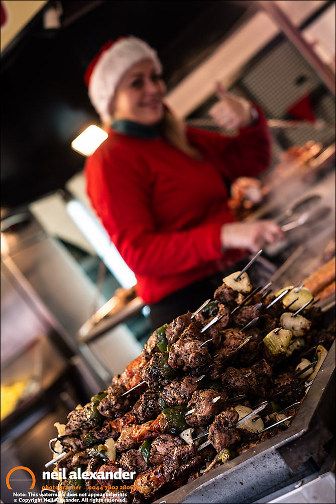 Barbecue on the street, Paris