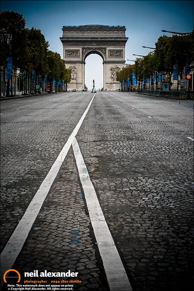 The Arc de Triomphe, Paris