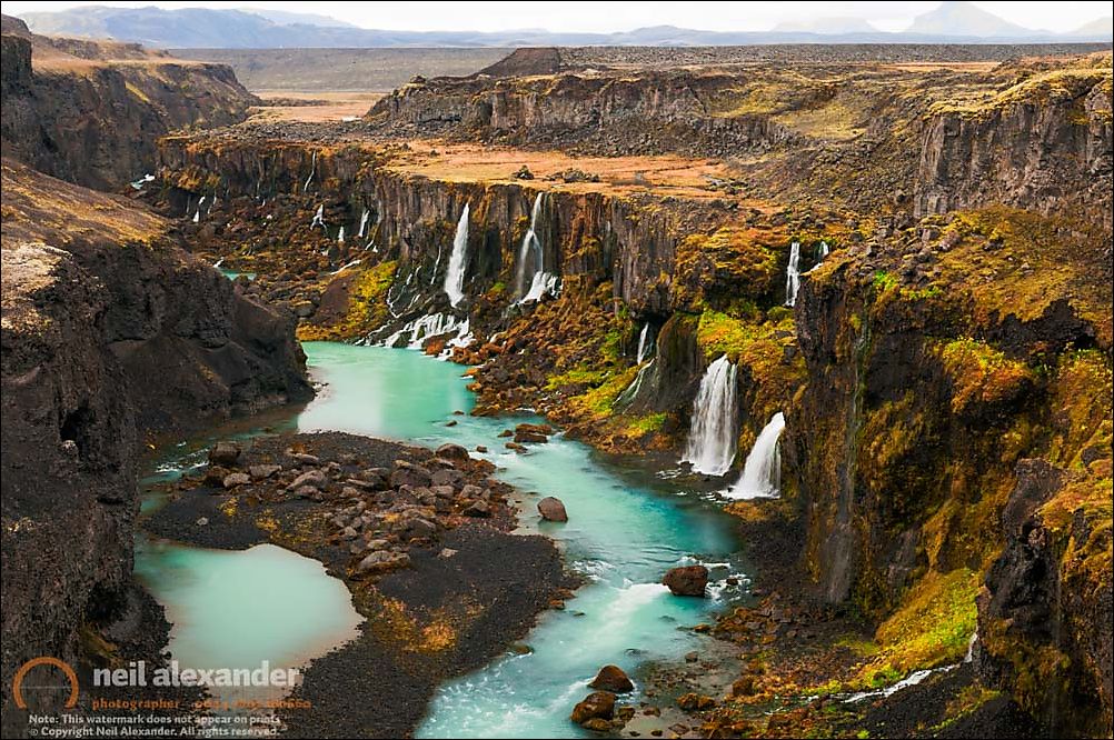 Driven To Tears. Hrauneyjafoss, Iceland.