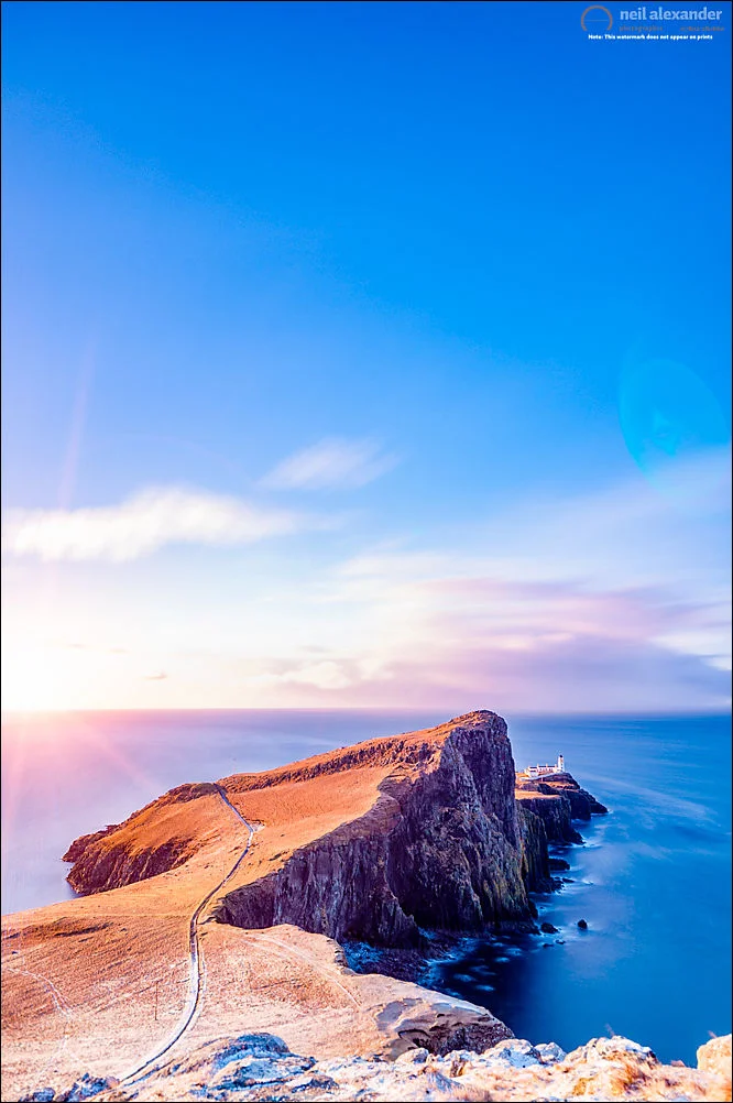 Neist Point Lighthouse at dawn