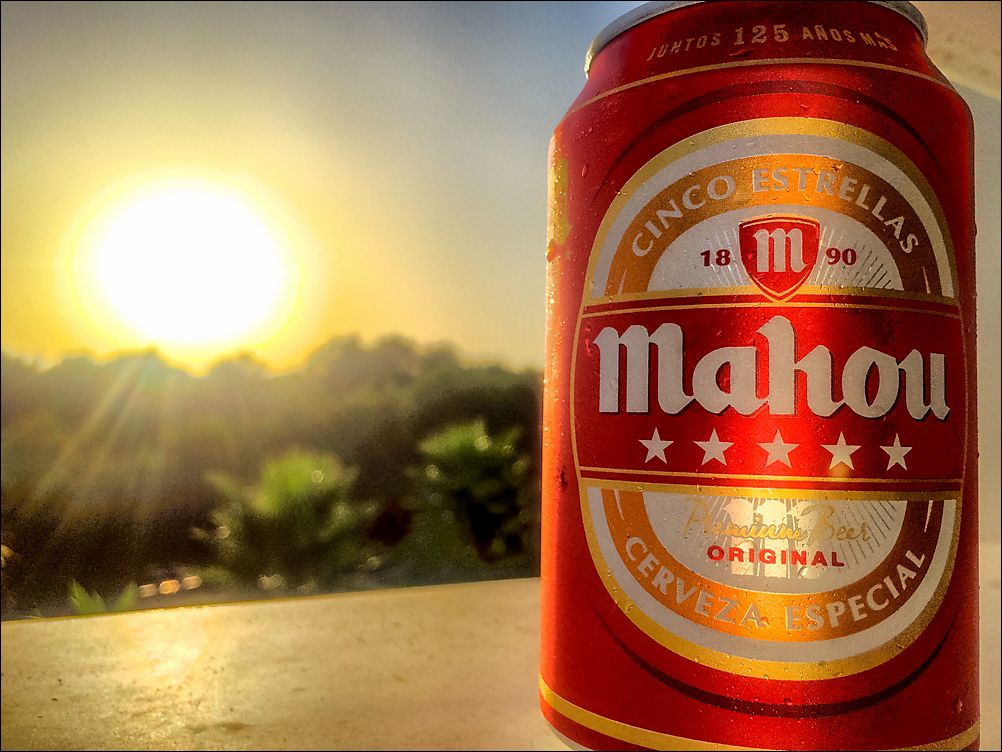 Another beer at sunset