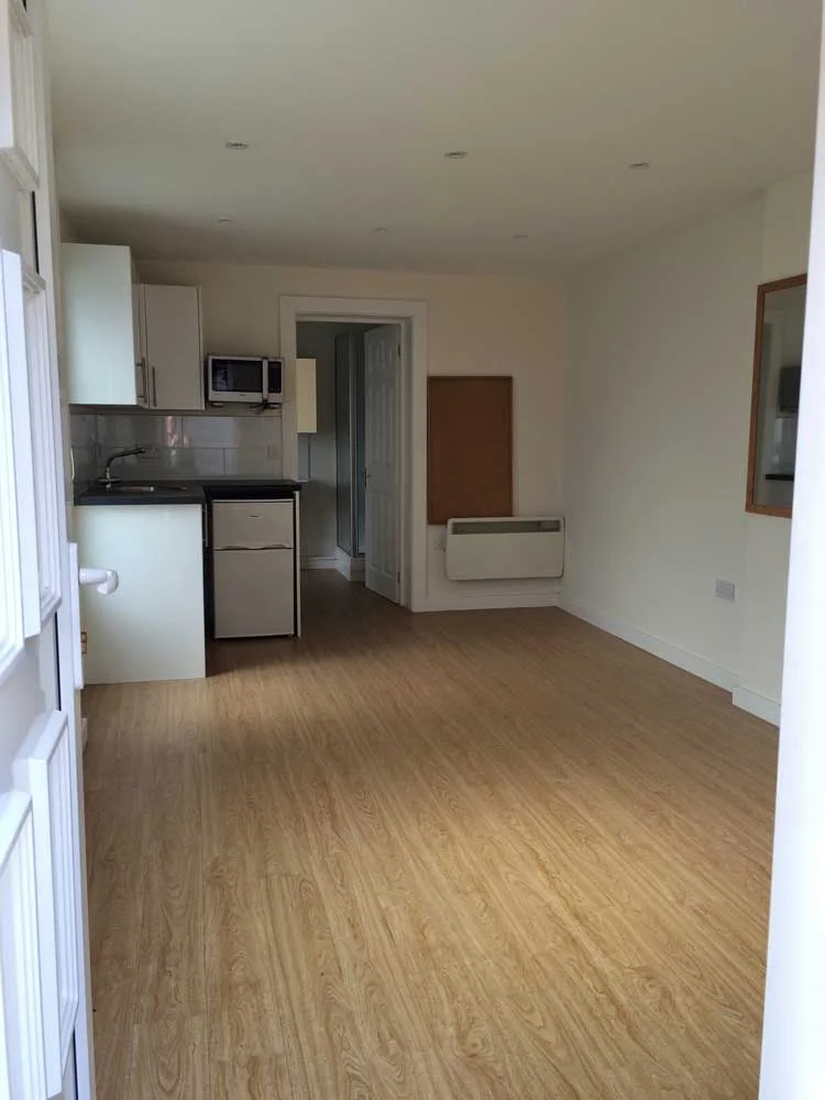 How it looked when I moved in.