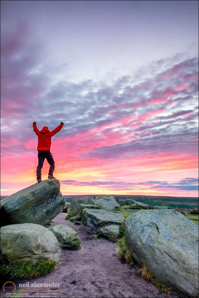 Sunrise in the high peaks