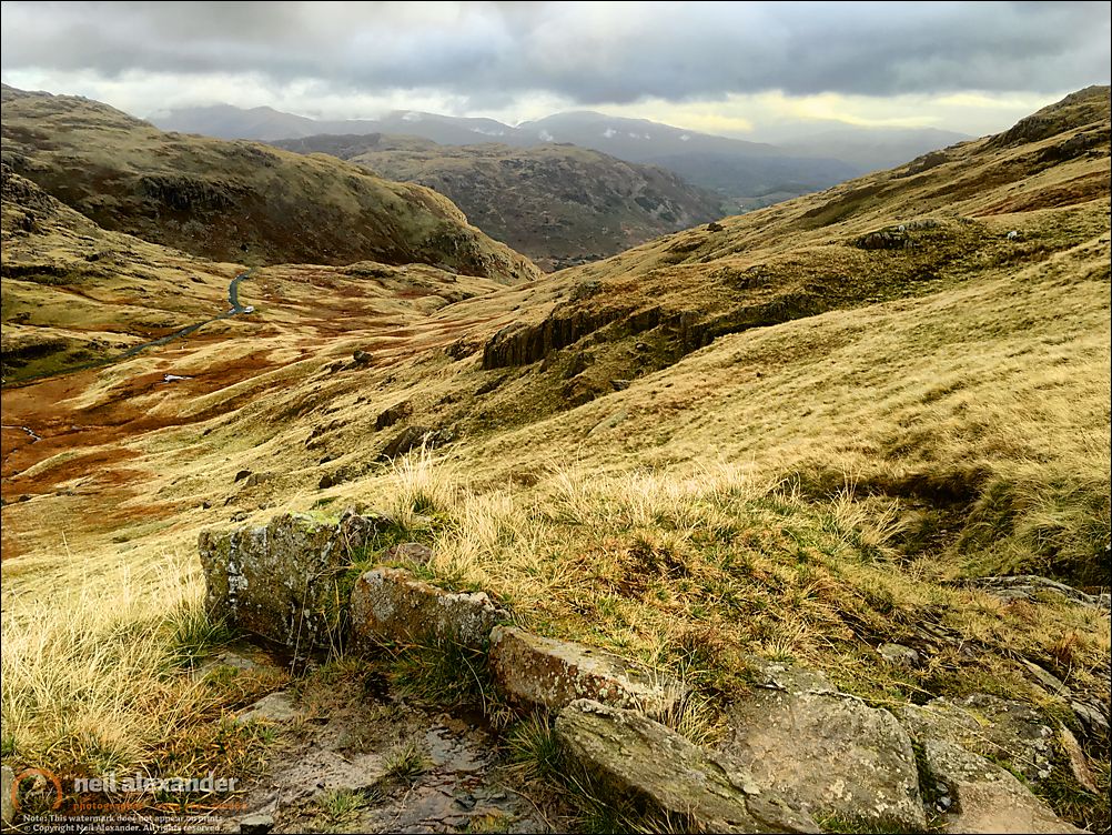 The path back down from Swirl How