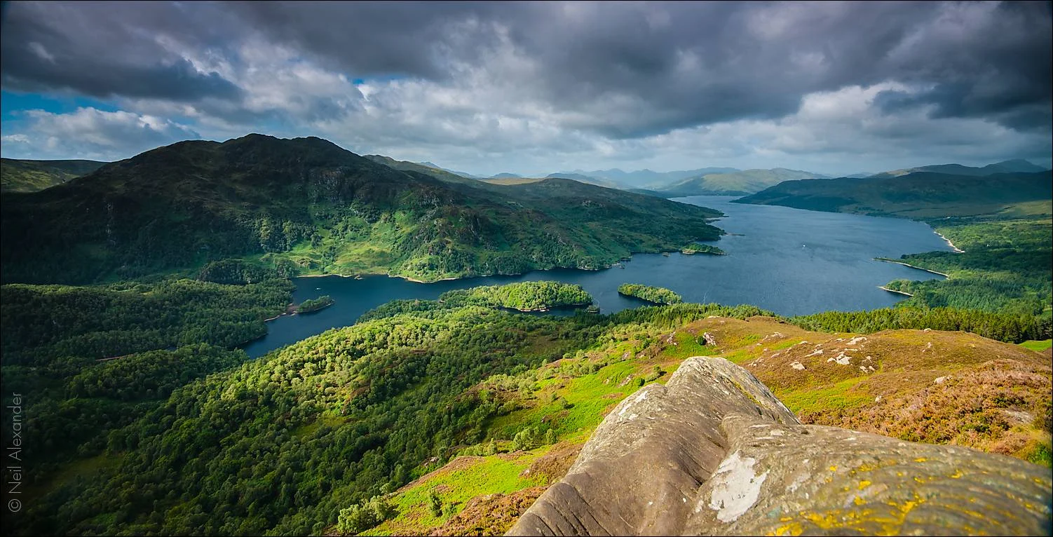 Loch Katrine from Ben A'an, Loch Lomond and The Trossachs Nation