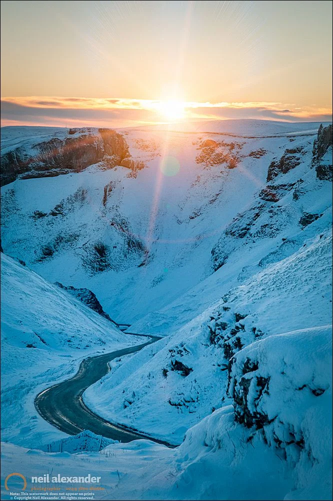 Winnats Pass at dawn