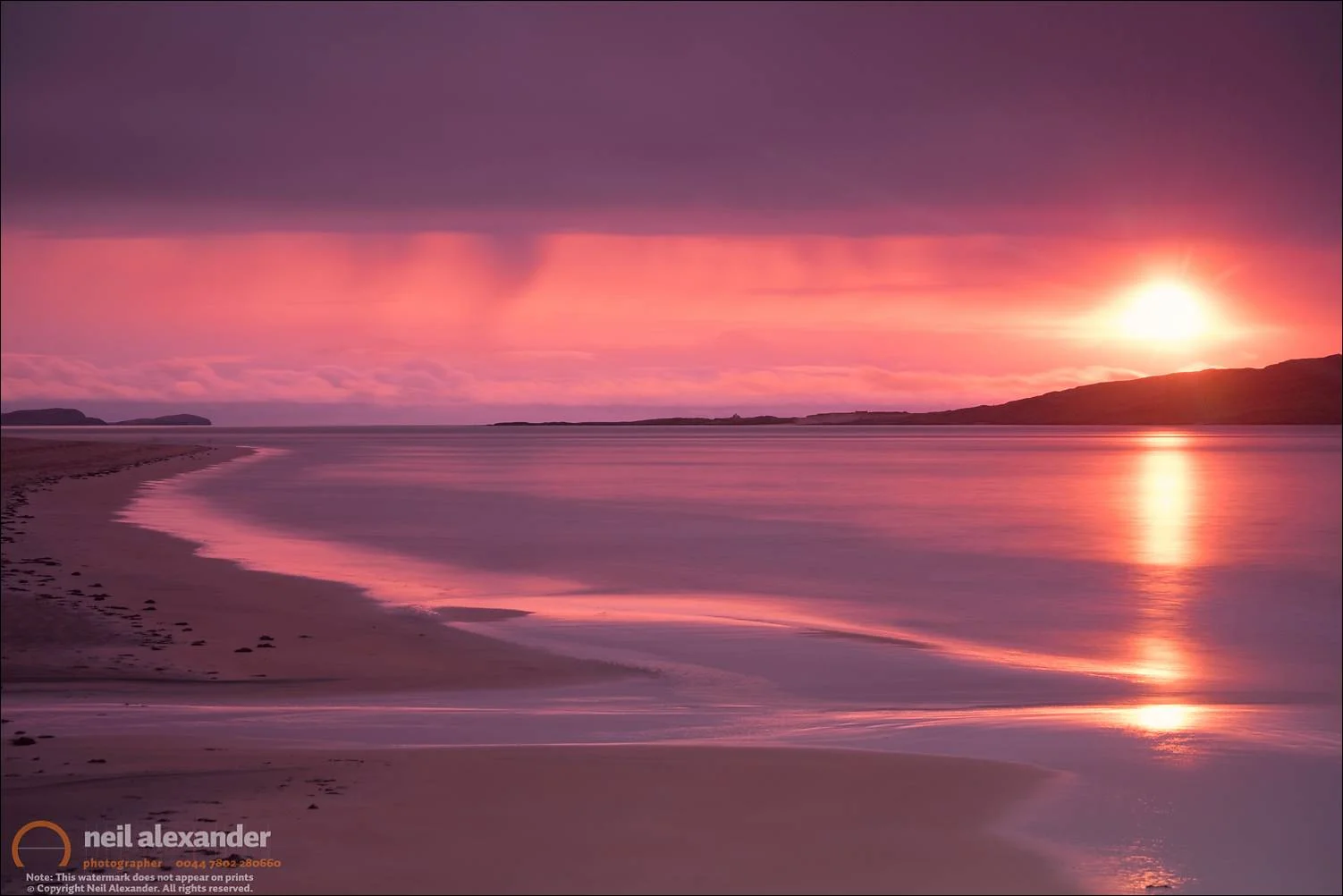 Taransay at sunset