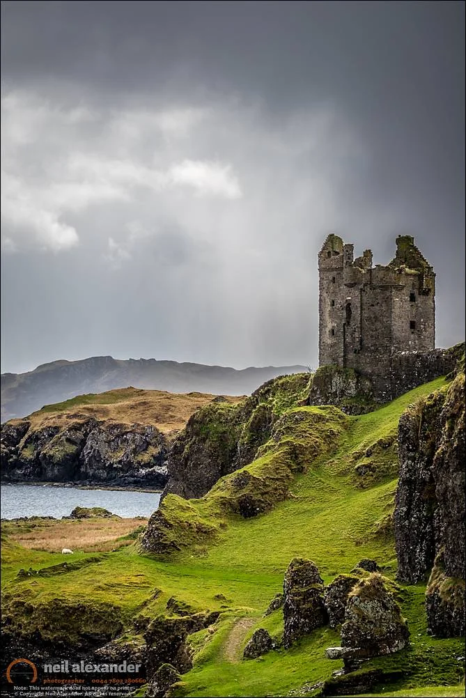 Gylen Castle on Kerrera, Scotland