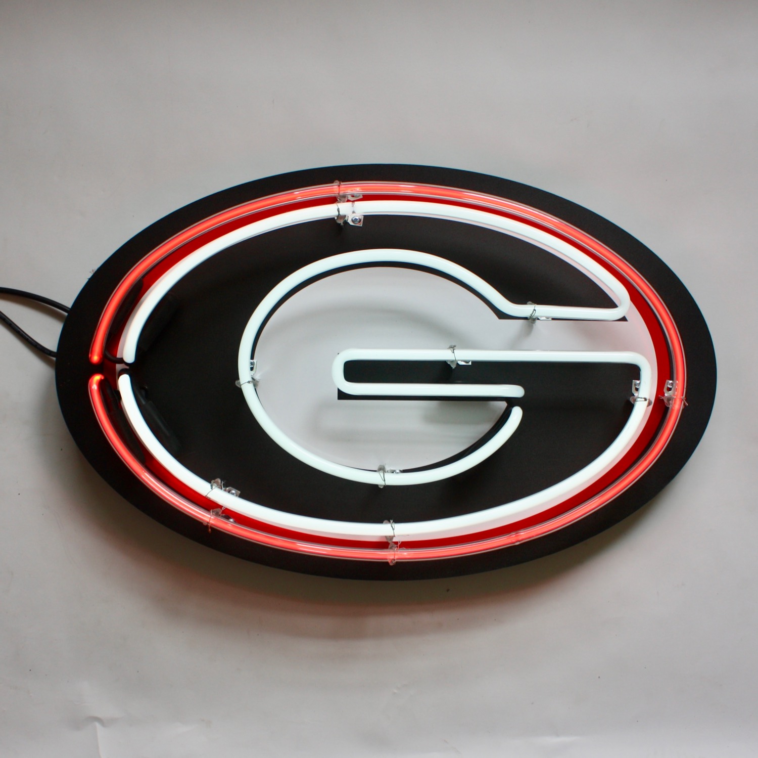 Copy of Die Cut Black PVC with Red and White Vinyl Decals-lit