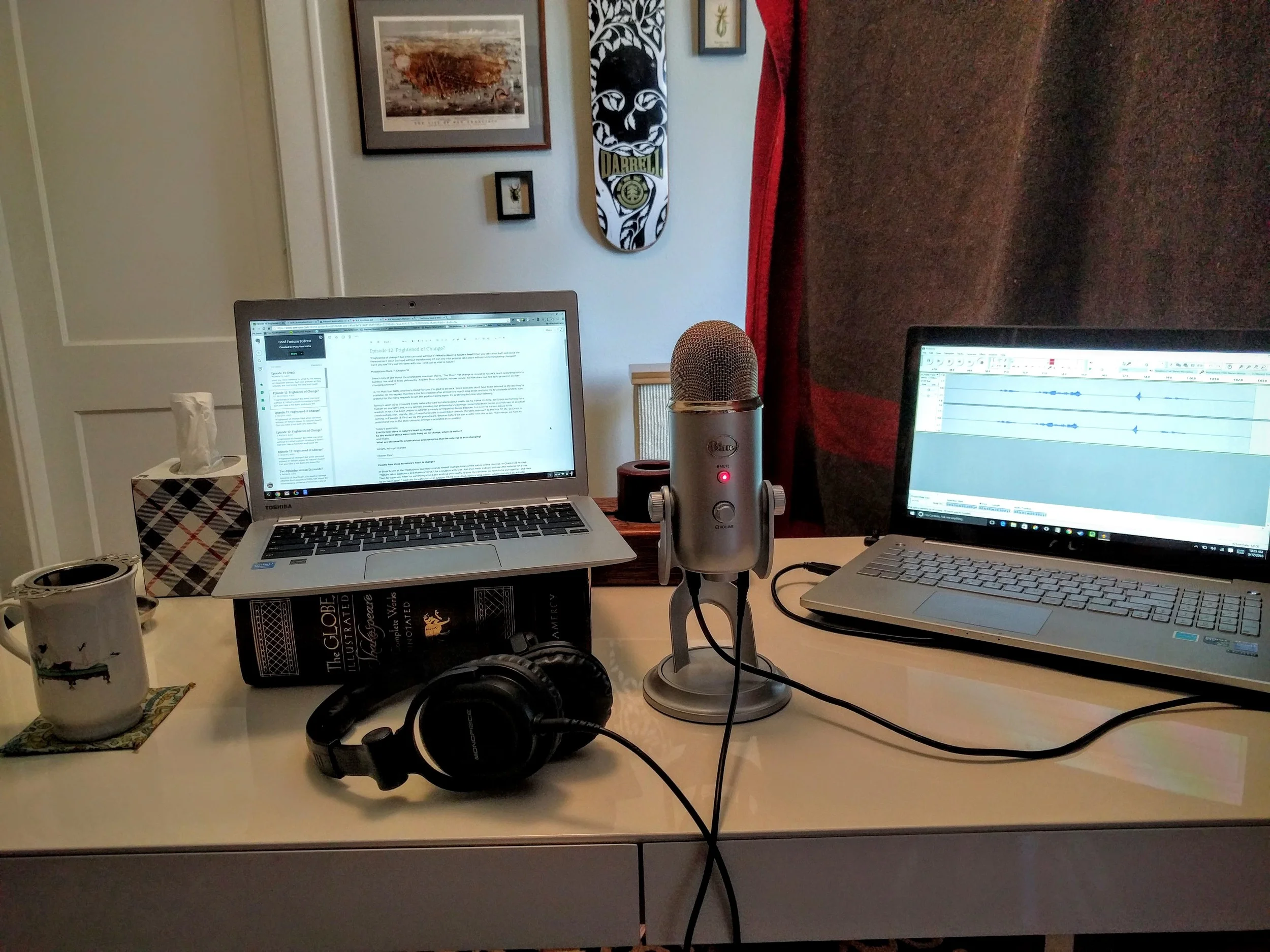 View from a desk, March 2016