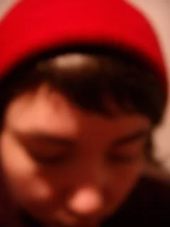 Not as blurry as she may appear.