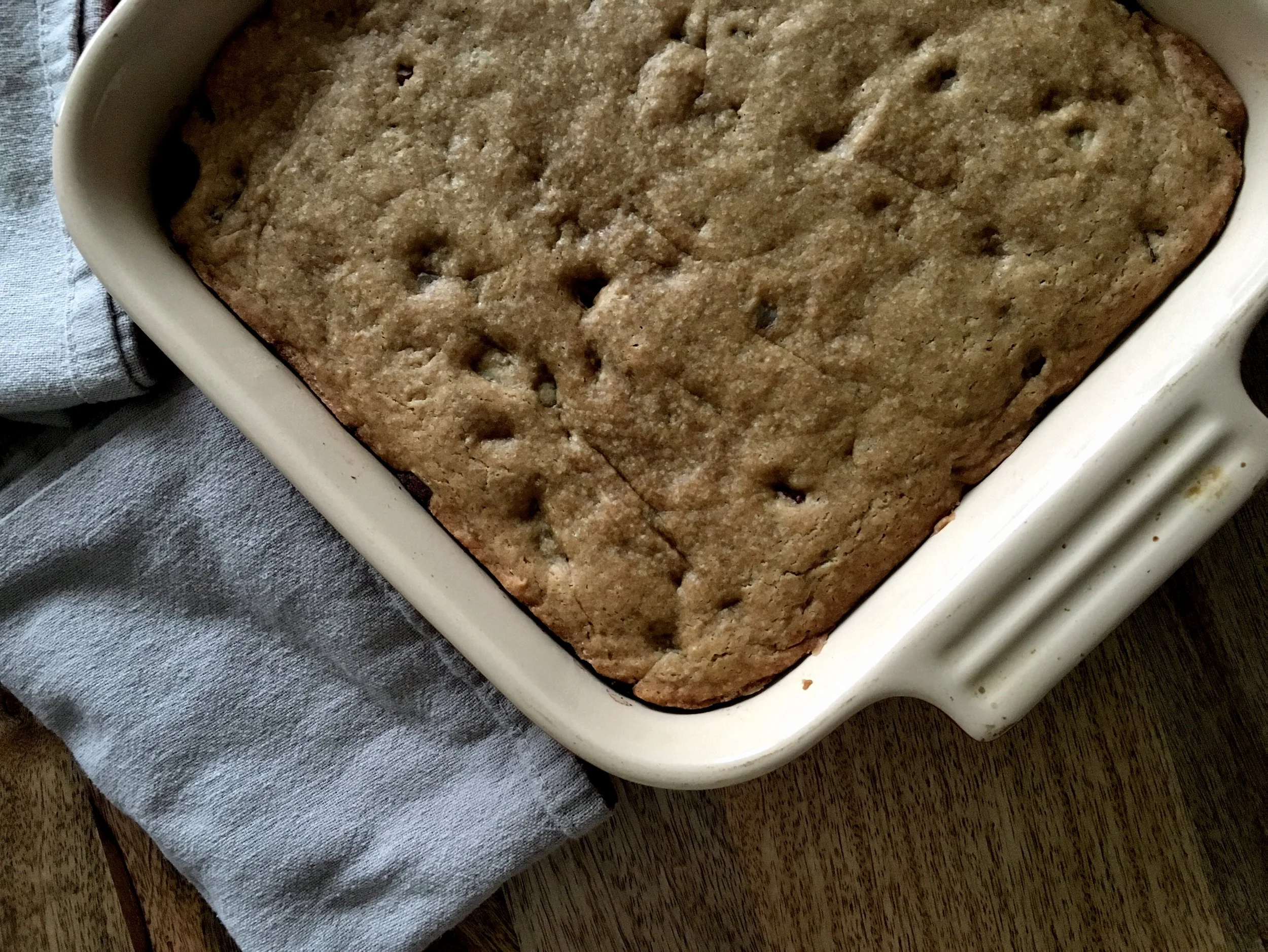 Blondie on the top, brownie hidden on the bottom