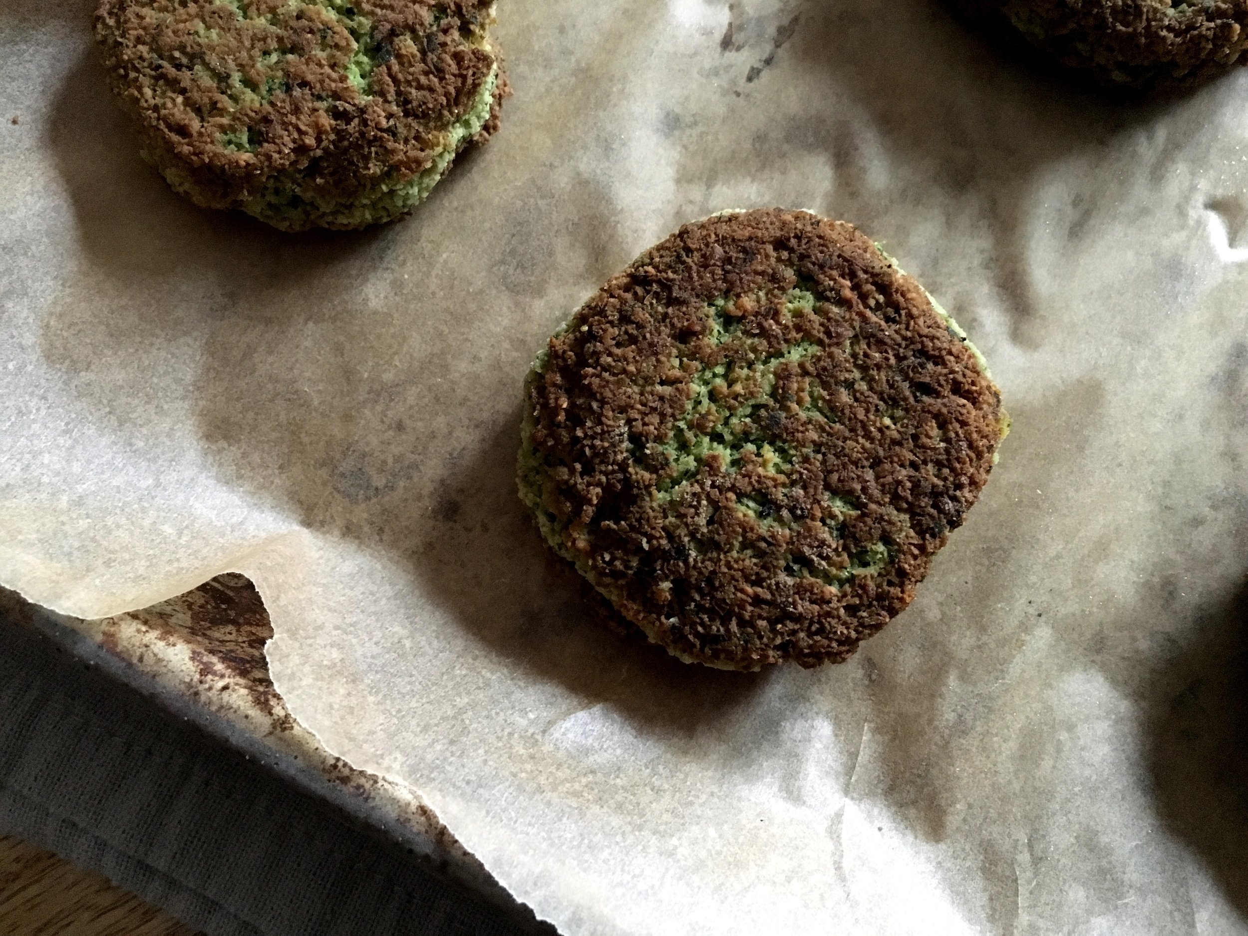 Falafel resting