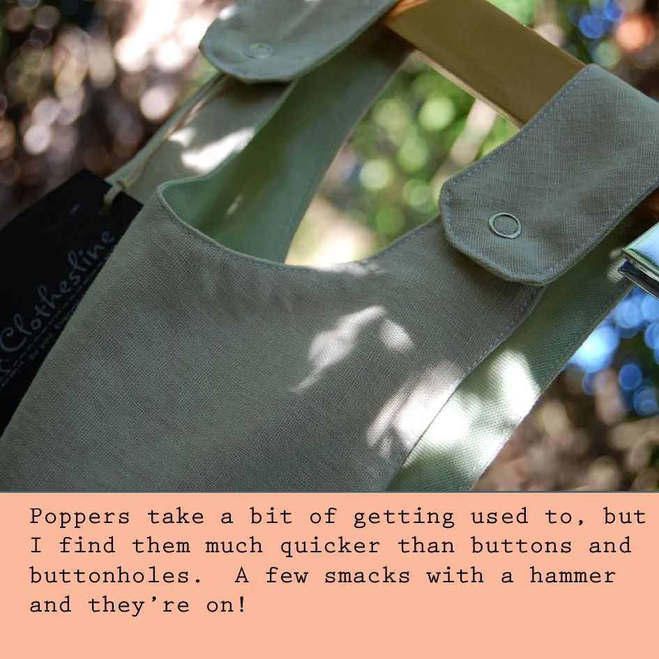 Attach fastenings to straps